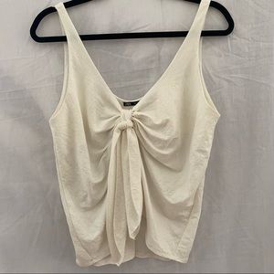 ZARA top with knot - size S